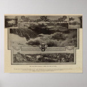 Untere Wasserfälle, Spokane Poster