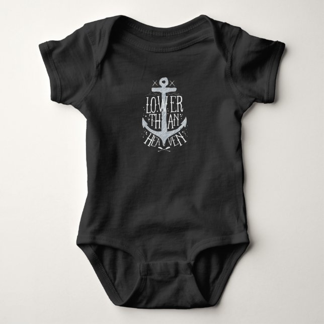 Unterer als Himmel Baby Strampler (Vorderseite)