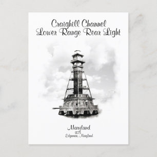 Unterer Bereich hinter dem Hintergrund des Craighi Postkarte