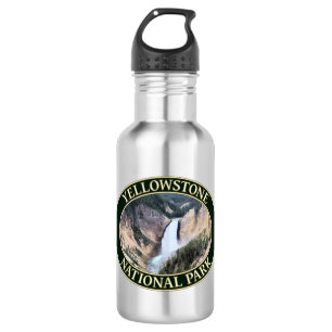 Unterer Gelbsteinfall bei Yellowstone National PK Edelstahlflasche