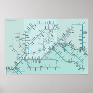 Unterer Ohio 30" x 20" Poster