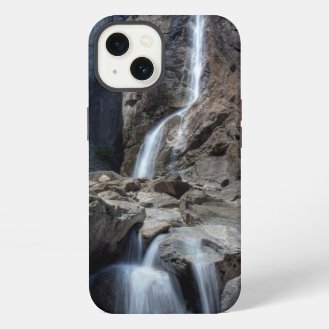 Unterer Yosemite-Wasserfall iPhone Hülle (Rückseite)