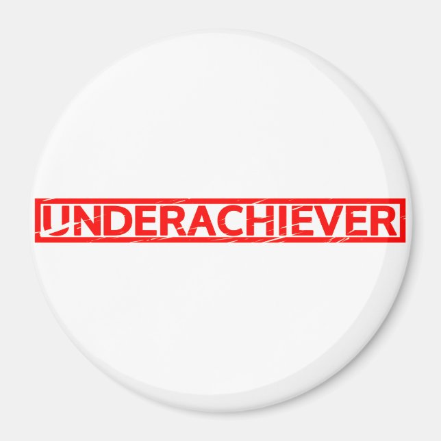 Untererfüllte Briefmarke Magnet (Vorne)