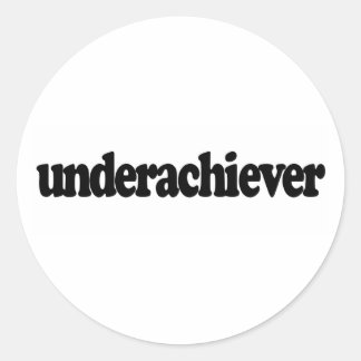 Untererreicht Runder Aufkleber