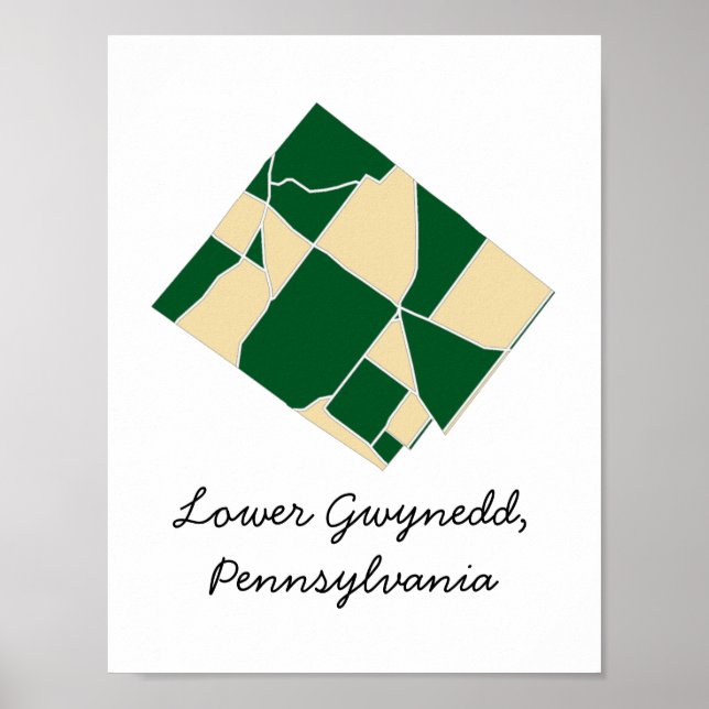 Unteres Gwynedd, PA Archival Matte Poster (Vorne)