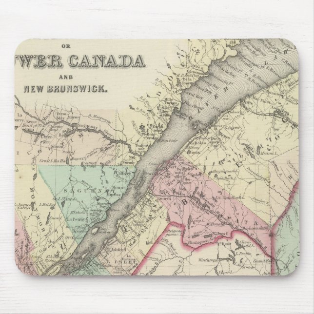 Unteres Kanada 2 Mousepad (Vorne)