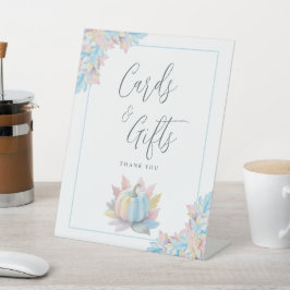 Untergang der Liebe Pumpkin Brautparty Karten und  Sockelschild