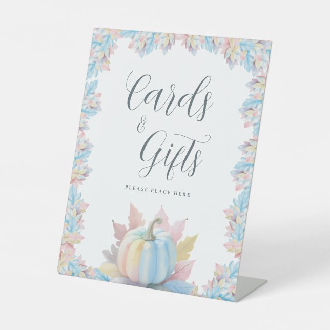 Untergang der Liebe Pumpkin Brautparty Karten und  Sockelschild (Vorderseite)