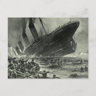 Untergang der RMS Titanic Postkarte