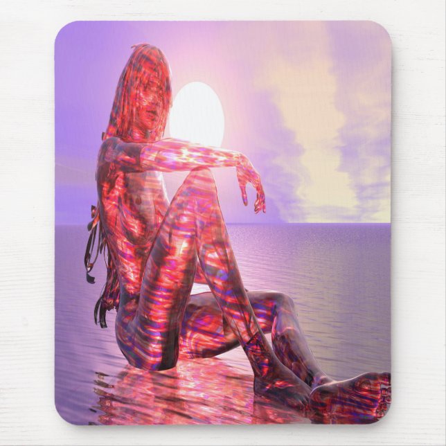 Untergehende Sonne Mousepad (Vorne)