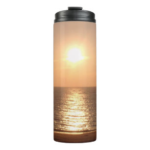 Untergehende Sonne Thermosbecher