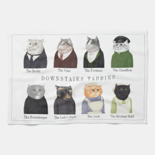 UNTERGESCHOSS TABBIES Küchen Geschirrtuch