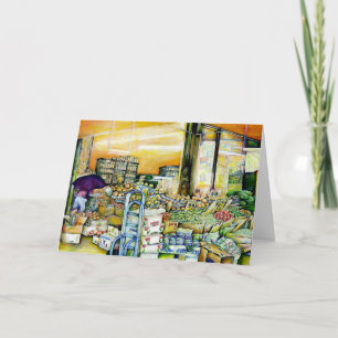 Untergrabung künstlerischer Gentrifizierung Feiertagskarte