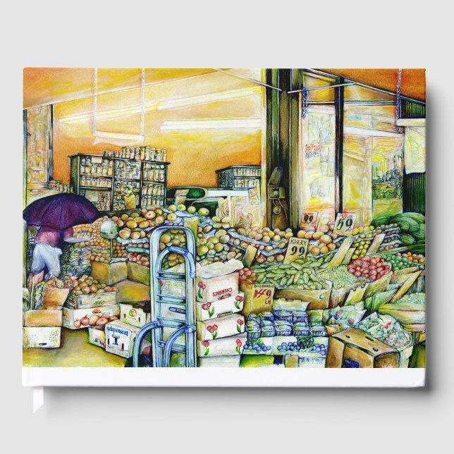 Untergrabung künstlerischer Gentrifizierung Gästebuch (Vorderseite)