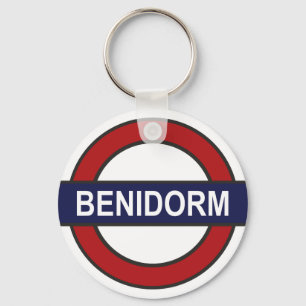 Untergrund Benidorm Schlüsselanhänger