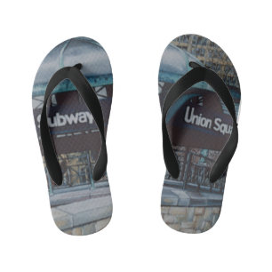 Untergrund-Blues Kinderbadesandalen