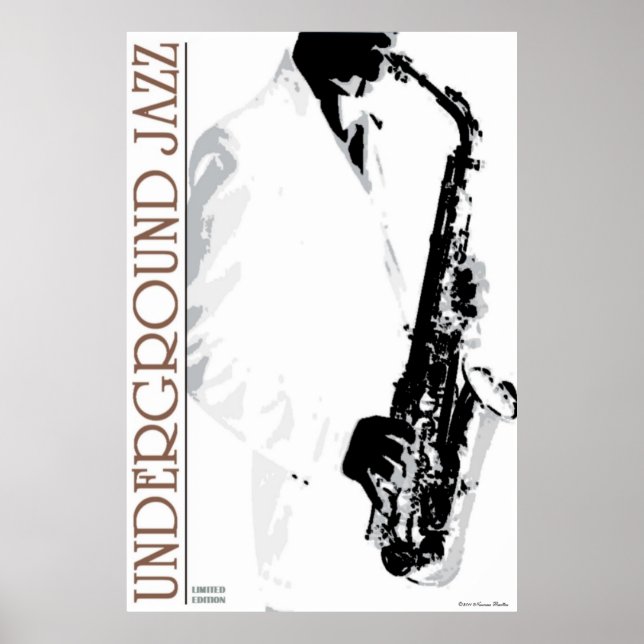 Untergrund Jazz Poster (Vorne)