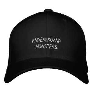 UNTERGRUND MONSTERS HAT BESTICKTE BASEBALLKAPPE
