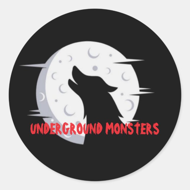 UNTERGRUND MONSTERS STICKER (Vorderseite)