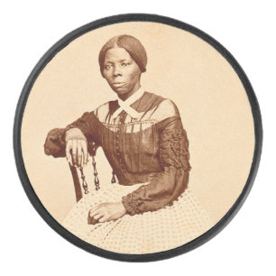 Untergrund Railroad Abolitionist Harriet Tubman Eishockey Puck