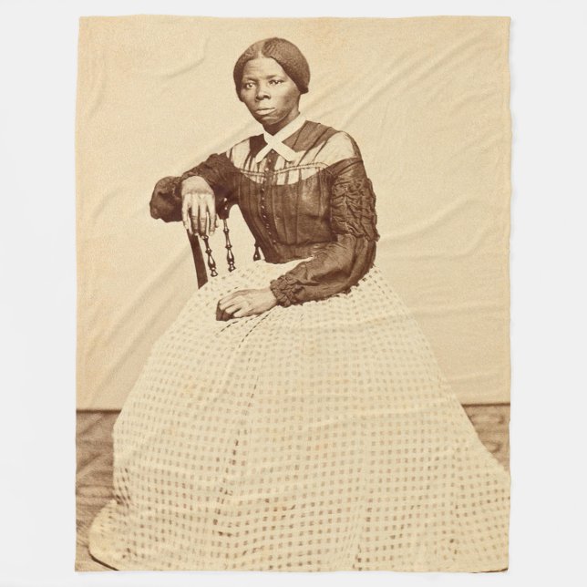Untergrund Railroad Abolitionist Harriet Tubman Fleecedecke (Vorderseite)