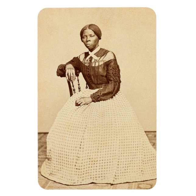 Untergrund Railroad Abolitionist Harriet Tubman Magnet (Vertikal)