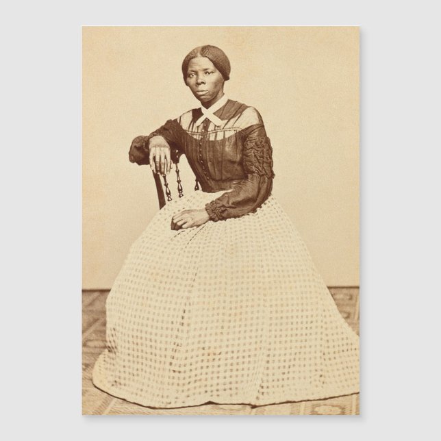 Untergrund Railroad Abolitionist Harriet Tubman Magnetkarte (Vorderseite)