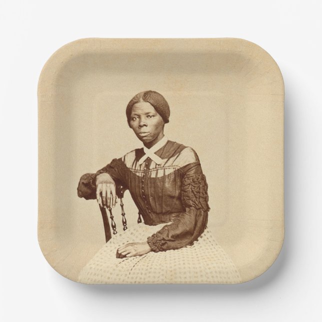 Untergrund Railroad Abolitionist Harriet Tubman Pappteller (Vorderseite)
