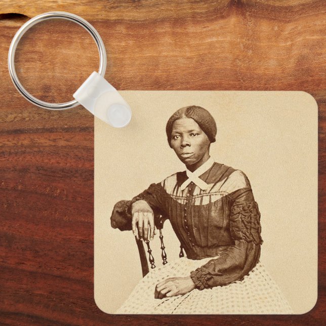 Untergrund Railroad Abolitionist Harriet Tubman Schlüsselanhänger (Vorderseite)