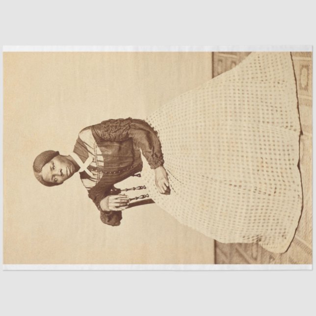 Untergrund Railroad Abolitionist Harriet Tubman Seidenpapier (Vorderseite)
