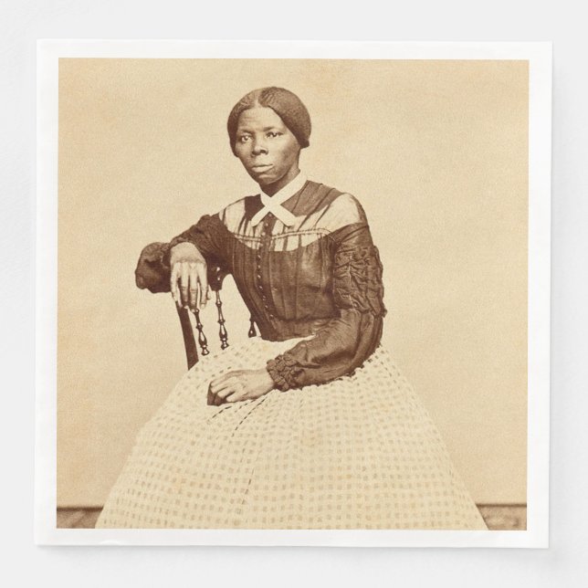 Untergrund Railroad Abolitionist Harriet Tubman Serviette (Vorderseite)
