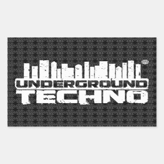 Untergrund Techno - Aufkleber