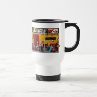 Untergrundbahn-Einsame Reisende - Reise-Tasse Reisebecher
