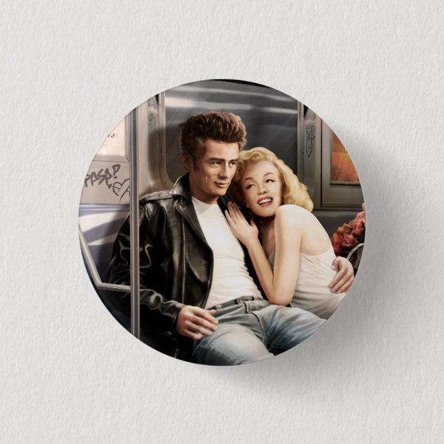 Untergrundbahn-Reiter 2 Button (Vorderseite)