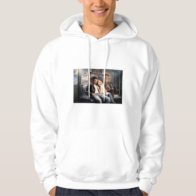 Untergrundbahn-Reiter Hoodie (Vorderseite)