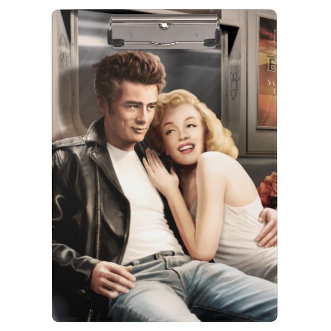 Untergrundbahn-Reiter Klemmbrett (Vorderseite)