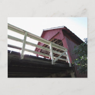 Unterhalb der Covered Bridge Postkarte