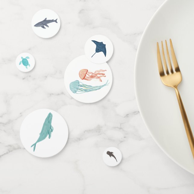 Unterhalb der Meerjungdusche Konfetti (Gruppe)