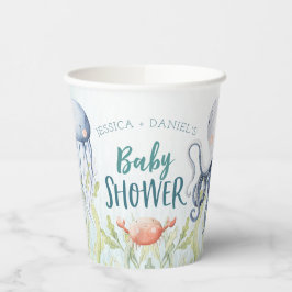 Unterhalb der Sea Ocean Baby Dusche Pappbecher
