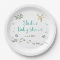 Unterhalb der Seefisch- und Starfish Ocean Baby-Du