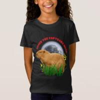 Unterhalb des Capybara Moon Funny Capybara