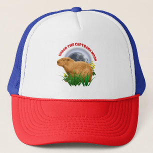 Unterhalb des Capybara Moon Funny Capybara Truckerkappe