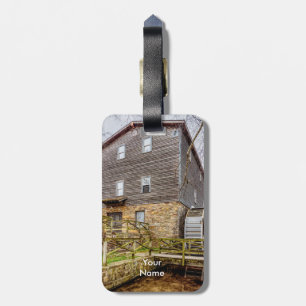 Unterhalb des Edwards Mill Luggage Tag Gepäckanhänger