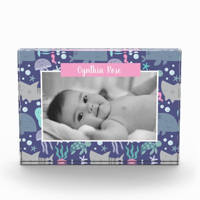 Unterhalb des Meeres Fotoblock (Vorderseite)