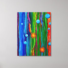 Unterhalb des Meeres Leinwanddruck