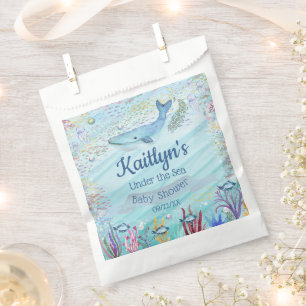 Unterhalb des Meeres Ocean Themed Baby Dusche Geschenktütchen