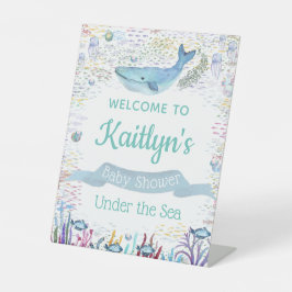 Unterhalb des Meeres | Ocean Themed Baby Dusche Wi Sockelschild