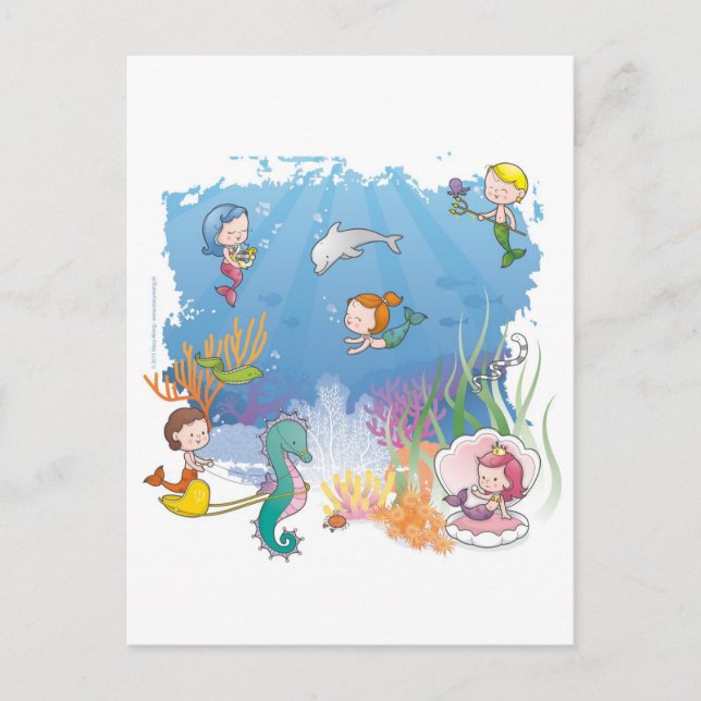 Unterhalb des Meeres Postkarte (Vorderseite)