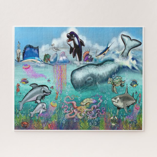 Unterhalb des Meeres Puzzle (Horizontal)