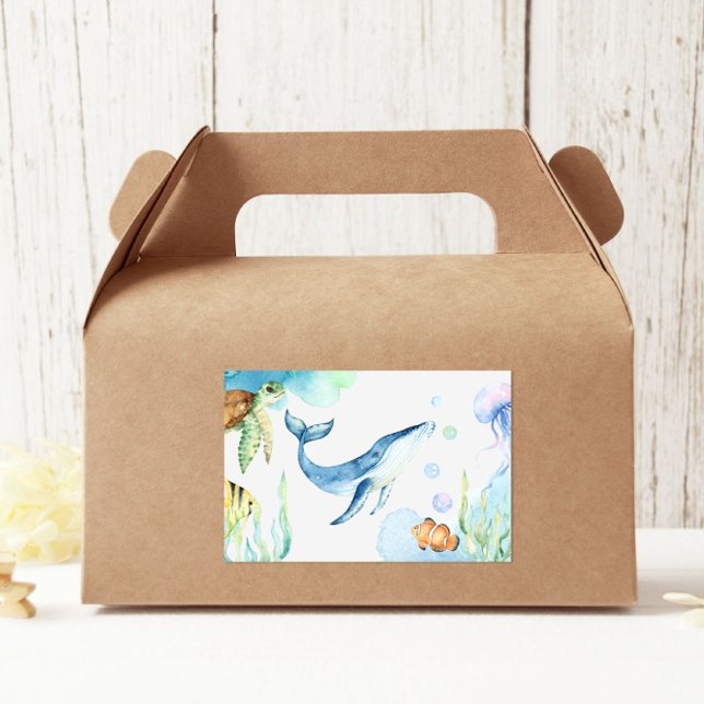 Unterhalb des Meeres Rechteckiger Aufkleber (Von Creator hochgeladen)